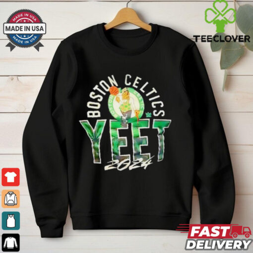 Boston Celtics Yeet 2024 WWE shirt