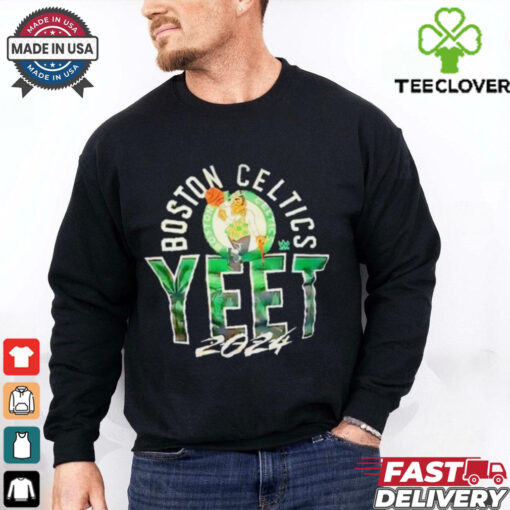 Boston Celtics Yeet 2024 WWE shirt