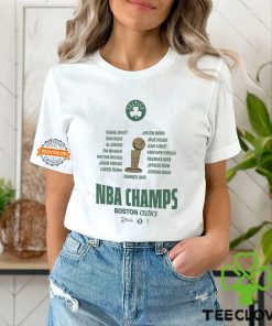 Boston Celtics Youth 2024 NBA Finals Champions Celebration Roster T Shirt