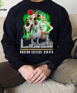 Boston Celtics basketball 2023 City Player Names fan shirt