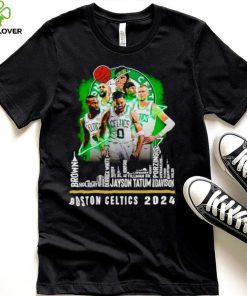 Boston Celtics basketball 2023 City Player Names fan shirt