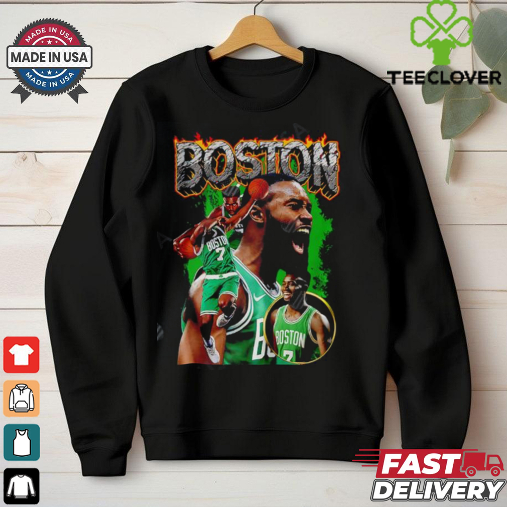 Boston Celtics number 7 Jaylen Brown scream graphic shirt Boston Celtics number 7 Jaylen Brown scream graphic shirt