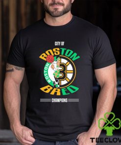Boston Celtics vs Boston Bruins City of Boston Bred Champions 2023 shirt