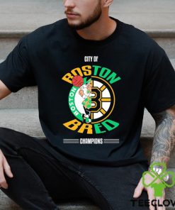 Boston Celtics vs Boston Bruins City of Boston Bred Champions 2023 shirt