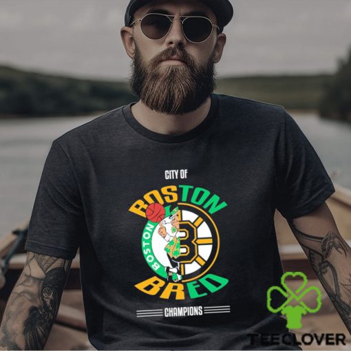 Boston Celtics vs Boston Bruins City of Boston Bred Champions 2023 shirt