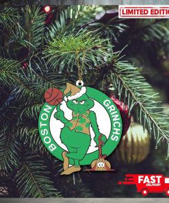 Boston Celtics x Grinch Chirtmas 2023 Gift For Fans NBA Tree Decorations Ornament