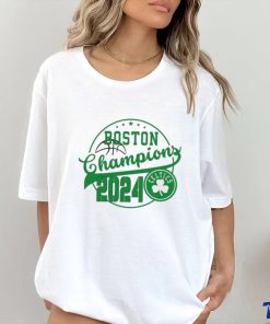 Boston Champions 2024 Basketball logo shirt