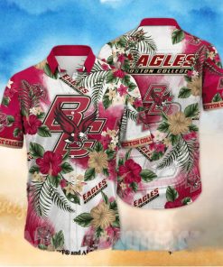 Boston College Eagles NCAA Floral Full Printing Classic Hawaiian Shirt
