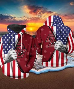 Boston College Eagles NCAA US FLag 3D Printed Hoodie