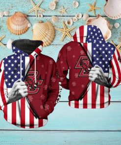 Boston College Eagles NCAA US FLag 3D Printed Hoodie