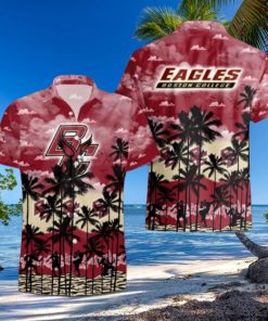 Boston College Eagles Palms Tree Hawaiian Shirt