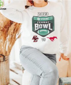 Boston College Eagles vs SMU Mustangs 2023 Wasabi Fenway Bowl hoodie, sweater, longsleeve, shirt v-neck, t-shirt