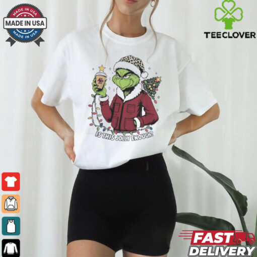 Boston College Eagles x Santa Grinch Is This Jolly Enough Merry Christmas Shirt