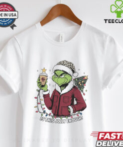 Boston College Eagles x Santa Grinch Is This Jolly Enough Merry Christmas Shirt