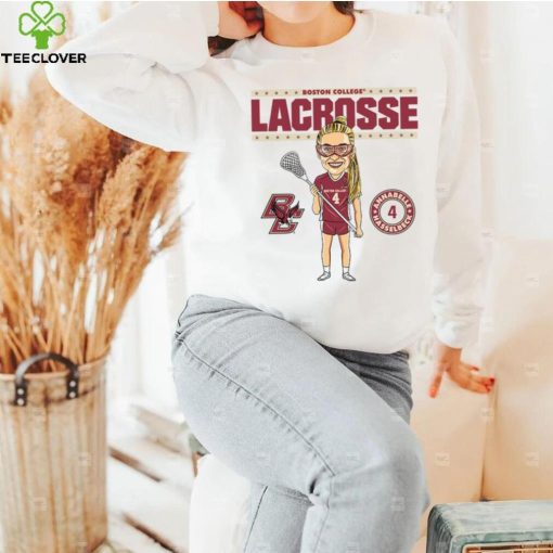 Boston College NCAA Women’s Lacrosse Annabelle Hasselbeck On the Field T Shirt