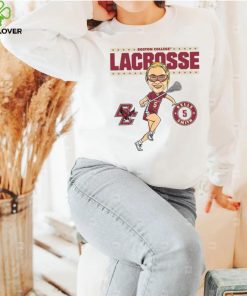 Boston College NCAA Women's Lacrosse Belle Smith On the Field T Shirt