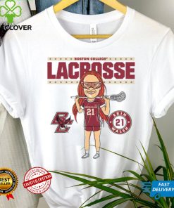 Boston College NCAA Women's Lacrosse Erin Walsh On the Field T Shirt