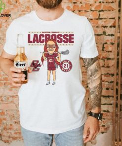 Boston College NCAA Women's Lacrosse Erin Walsh On the Field T Shirt