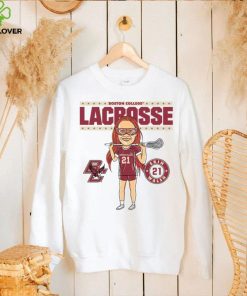 Boston College NCAA Women's Lacrosse Erin Walsh On the Field T Shirt