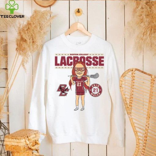 Boston College NCAA Women’s Lacrosse Erin Walsh On the Field T Shirt