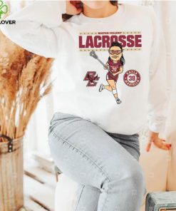 Boston College NCAA Women's Lacrosse Kayla Martello On the Field T Shirt