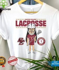 Boston College NCAA Women's Lacrosse Rachel Hall On the Field T Shirt