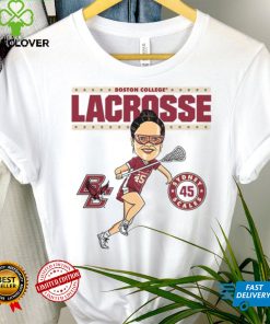 Boston College NCAA Women's Lacrosse Sydney Scales On the Field T Shirt