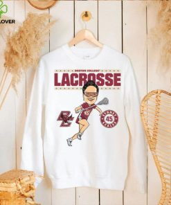 Boston College NCAA Women's Lacrosse Sydney Scales On the Field T Shirt