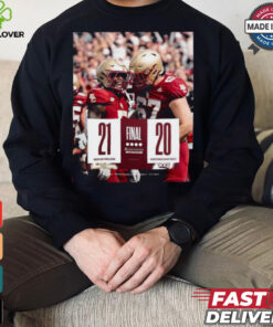 Boston College wins 21 20 Western Kentucky Football 2024 Gameday Final Score T Shirt