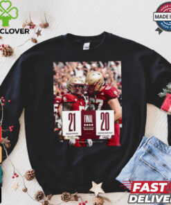 Boston College wins 21 20 Western Kentucky Football 2024 Gameday Final Score T Shirt