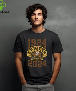 Boston Hockey Bruins Team 100th Season Hockey 1924 2024 T Shirt