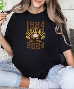 Boston Hockey Bruins Team 100th Season Hockey 1924 2024 T Shirt