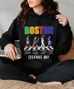 Boston Legends way Abbey Road Bill Russell Bobby Orr David Ortiz shirt
