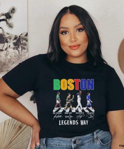 Boston Legends way Abbey Road Bill Russell Bobby Orr David Ortiz shirt