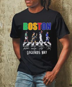 Boston Legends way Abbey Road Bill Russell Bobby Orr David Ortiz shirt
