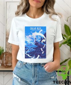 Boston MA august 19 2023 Sigur Ros tour art poster design t shirt