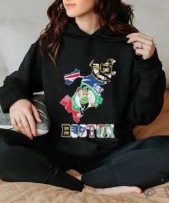 Boston Map Sports Teams Red Sox, Celtics, Patriots And Bruins Shirt