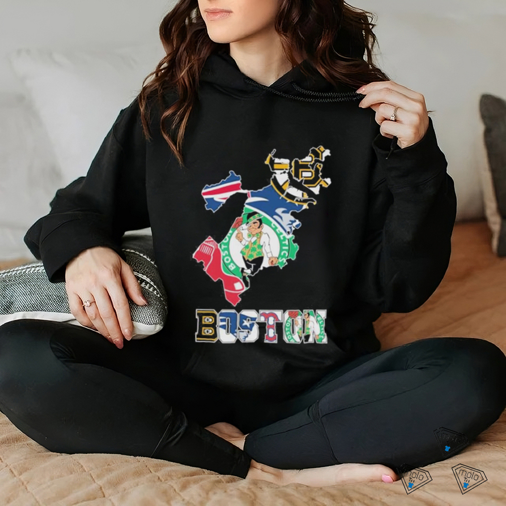 Boston Map Sports Teams Red Sox, Celtics, Patriots And Bruins Shirt Boston Map Sports Teams Red Sox, Celtics, Patriots And Bruins Shirt