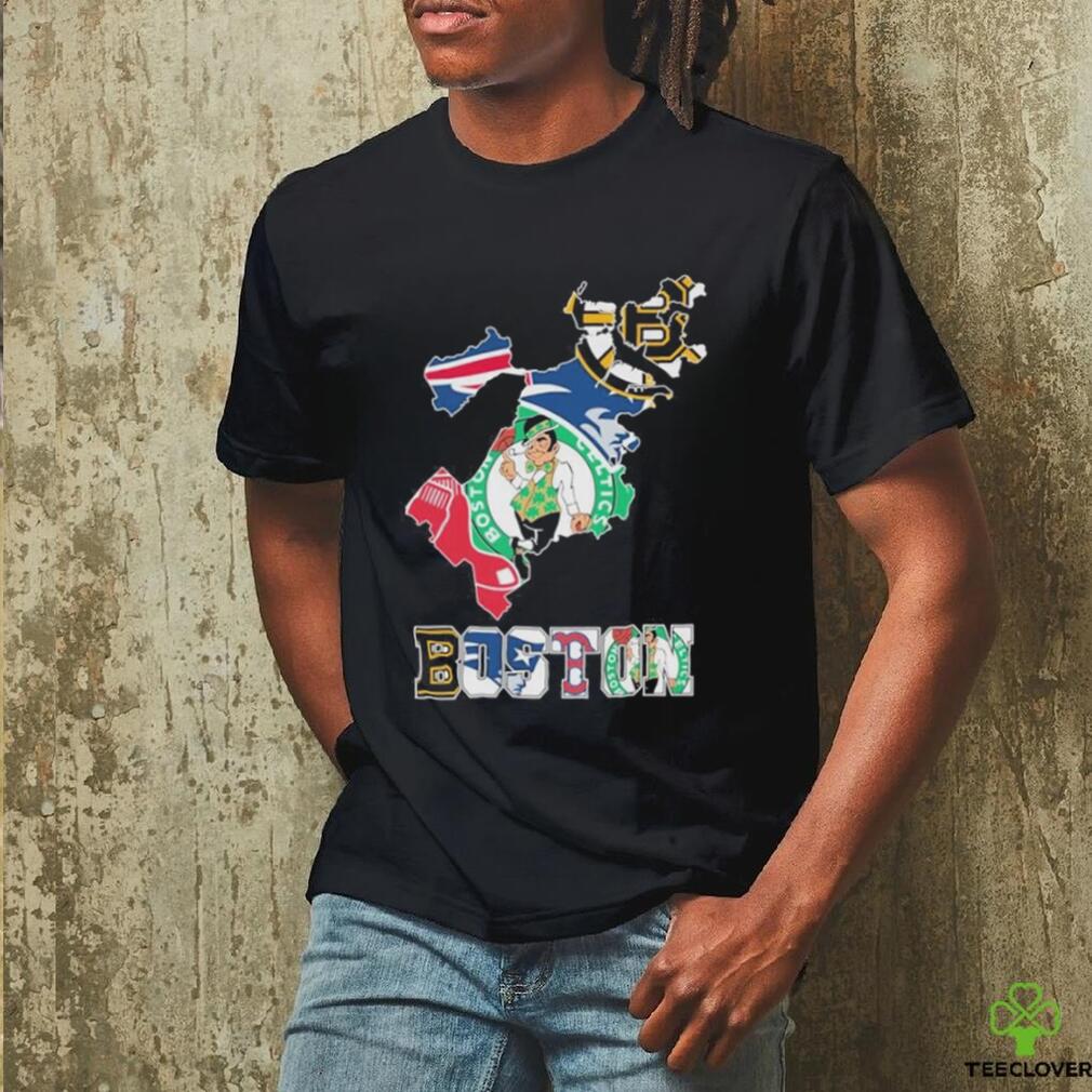 Boston Map Sports Teams Red Sox, Celtics, Patriots And Bruins Shirt Boston Map Sports Teams Red Sox, Celtics, Patriots And Bruins Shirt
