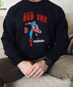 Boston Red Sox Captain America Marvel retro shirt