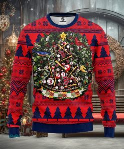 Boston Red Sox Christmas Tree Ugly Sweater