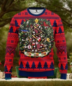 Boston Red Sox Christmas Tree Ugly Sweater