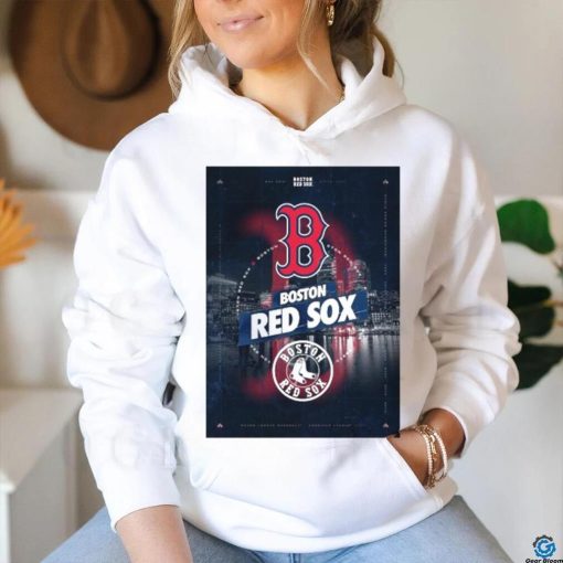 Boston Red Sox City Skyline Poster Shirt