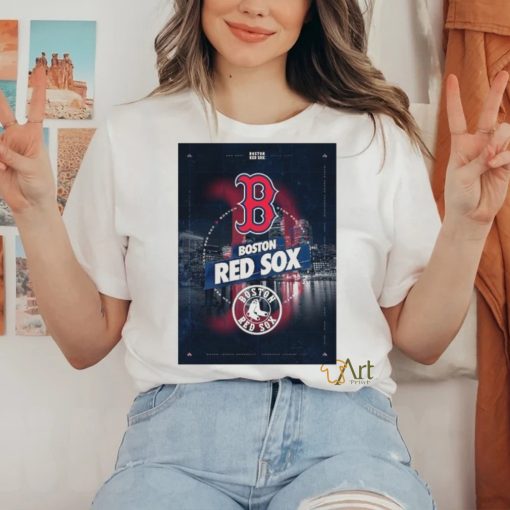 Boston Red Sox City Skyline Poster Shirt