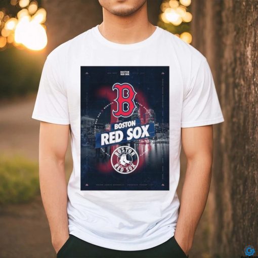 Boston Red Sox City Skyline Poster Shirt