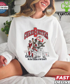 Boston Red Sox Curse Busters we don’t believe in no curse vintage hoodie, sweater, longsleeve, shirt v-neck, t-shirt