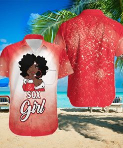 Boston Red Sox Girl African Girl MLB Team Hawaiian Shirt MLB Fans