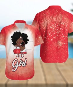 Boston Red Sox Girl African Girl MLB Team Hawaiian Shirt MLB Fans