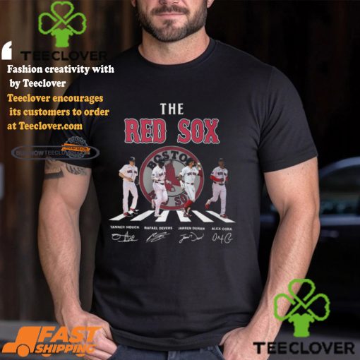 Boston Red Sox Jarren Duran Alex Cora Tanner Houck Rafael Devers T Shirt