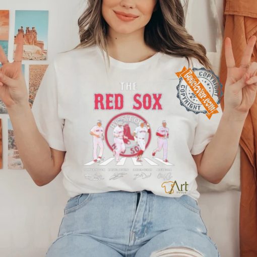 Boston Red Sox Legend Jarren Duran Alex Cora Tanner Houck Rafael Devers Signature Shirt